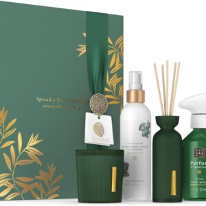Home rituals the ritual of jing large coffret cadeau home essentials enrichi en fleur de lotus et de jujube – coffret cadeau au parfum ultra relaxant – parfum ambiant, bougie parfumée et plus encore